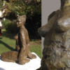 sculpture de Mireille Belle, bronze